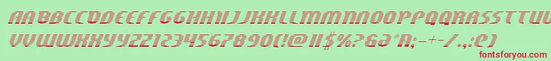 Centaurusgrad Font – Red Fonts on Green Background