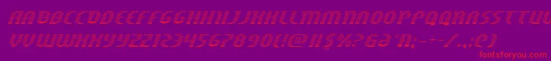 Centaurusgrad Font – Red Fonts on Purple Background