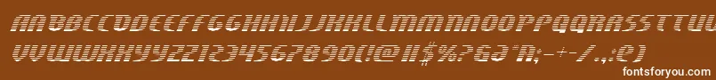 Centaurusgrad Font – White Fonts on Brown Background