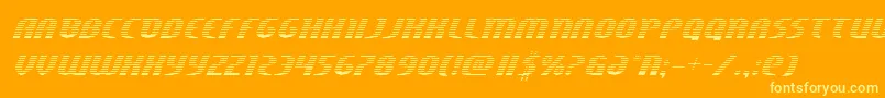Centaurusgrad Font – Yellow Fonts on Orange Background