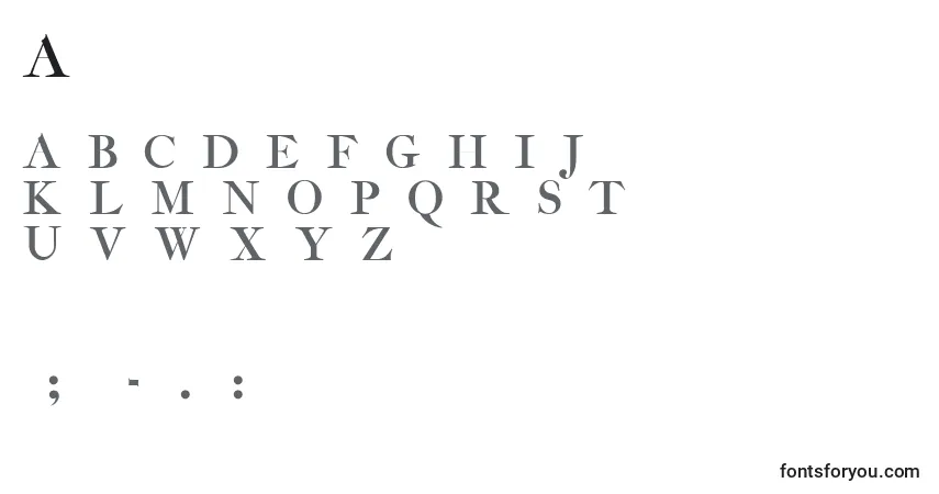 Police Amarfil - Alphabet, Chiffres, Caractères Spéciaux