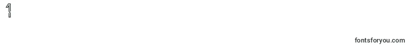 Sportrop Font – Fonts for Digit 1