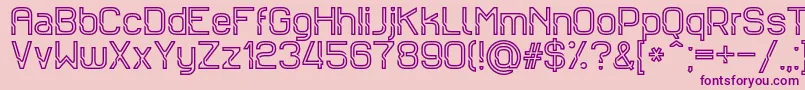 Подробнее о шрифте Sportrop Шрифт Sportrop – фиолетовые шрифты на розовом фоне