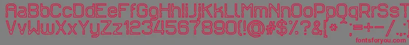 Sportrop Font – Red Fonts on Gray Background