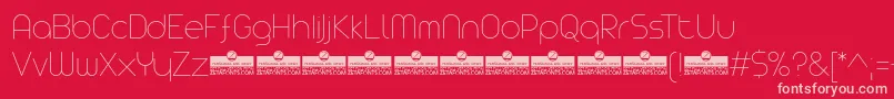 More about AristaProThinTrial Font AristaProThinTrial Font – Pink Fonts on Red Background