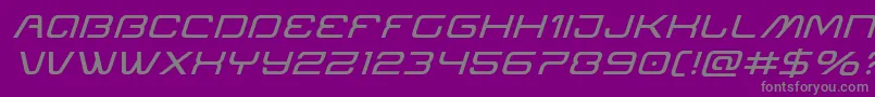 En savoir plus sur la police Miraclemercuryexpandital Police Miraclemercuryexpandital – polices grises sur fond violet