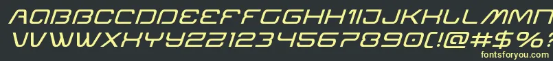 More about Miraclemercuryexpandital Font Miraclemercuryexpandital Font – Yellow Fonts on Black Background