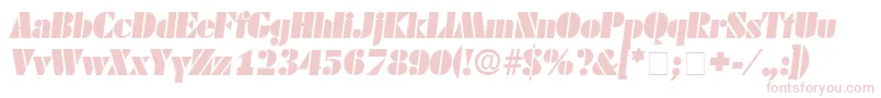 CadoDisplaySsiItalic Font – Pink Fonts on White Background