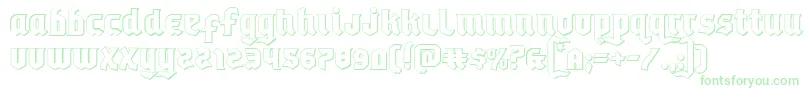 Empirecrown3D-Schriftart – Grüne Schriften