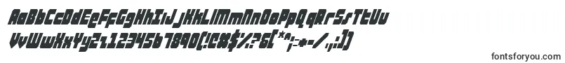 AlphaTaurusConditalic-fontti – täytetyt fontit