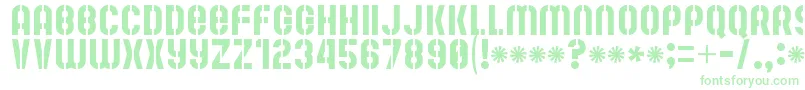 Mute Font – Green Fonts