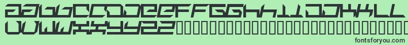 Suplex-fontti – mustat fontit vihreällä taustalla
