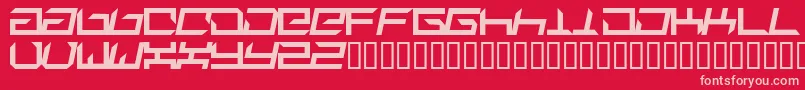 Suplex Font – Pink Fonts on Red Background