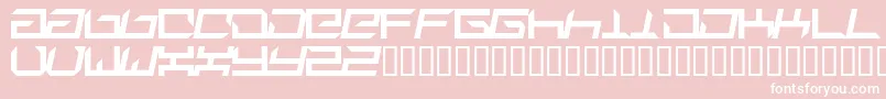 Шрифт Suplex – белые шрифты на розовом фоне