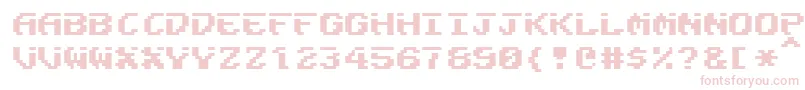 フォントFairlight – 白い背景にピンクのフォント