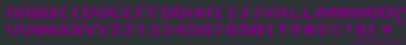 Fairlight Font – Purple Fonts on Black Background