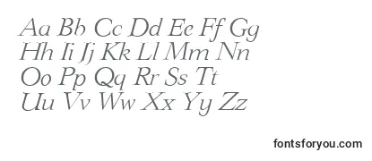 LingwoodserialLightItalic Font