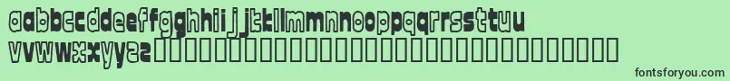 Police FontTwelve – polices noires sur fond vert