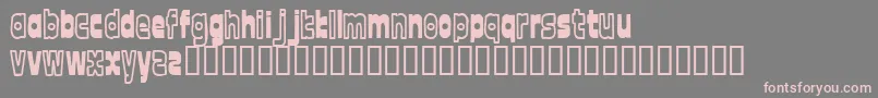 FontTwelve Font – Pink Fonts on Gray Background