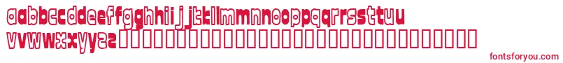 FontTwelve Font – Red Fonts on White Background