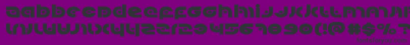 Kovacsspotexpand Font – Black Fonts on Purple Background