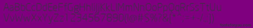 NeoSansCyrLight Font – Black Fonts on Purple Background