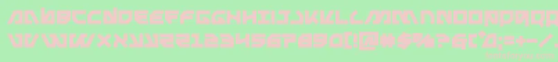 Metalstormbold Font – Pink Fonts on Green Background