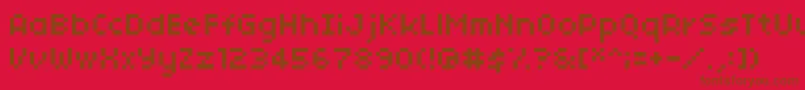 More about 04b03 Font 04b03 Font – Brown Fonts on Red Background