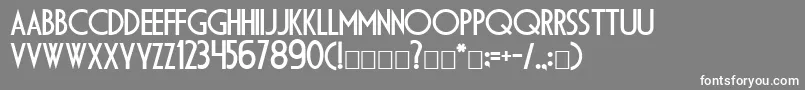 DsDiploma Font – White Fonts on Gray Background