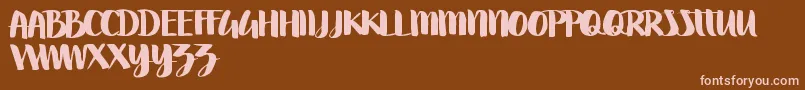 More about Swettiest Font Swettiest Font – Pink Fonts on Brown Background