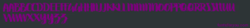 Swettiest Font – Purple Fonts on Black Background