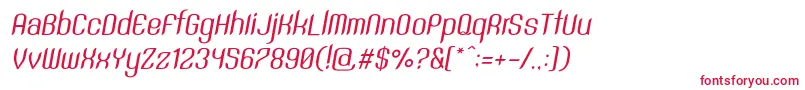 SntAnouvongRegularItalic Font – Red Fonts