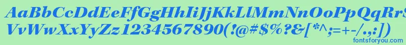 More about KeplerstdBlackextitsubh Font KeplerstdBlackextitsubh Font – Blue Fonts on Green Background