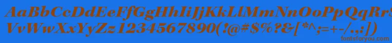 More about KeplerstdBlackextitsubh Font KeplerstdBlackextitsubh Font – Brown Fonts on Blue Background