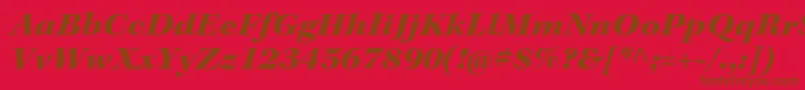 More about KeplerstdBlackextitsubh Font KeplerstdBlackextitsubh Font – Brown Fonts on Red Background