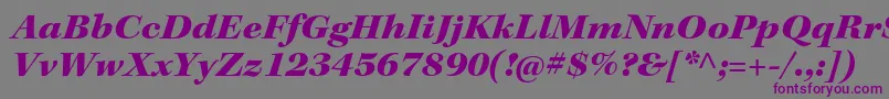 More about KeplerstdBlackextitsubh Font KeplerstdBlackextitsubh Font – Purple Fonts on Gray Background