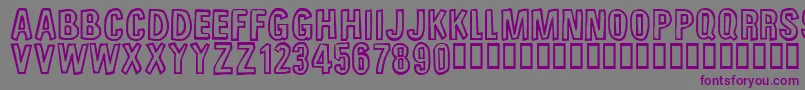 Unfinishedsympathy Font – Purple Fonts on Gray Background