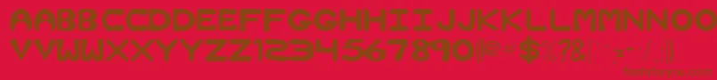 Lisätietoja NimbleRegular-fontista NimbleRegular-fontti – ruskeat fontit punaisella taustalla