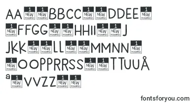 DkNewBeginnings font – latvian Fonts
