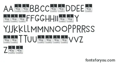 DkNewBeginnings font – lithuanian Fonts