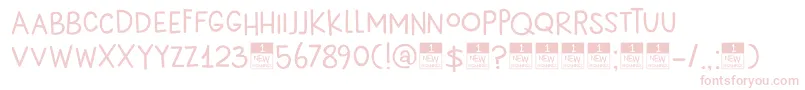 DkNewBeginnings Font – Pink Fonts