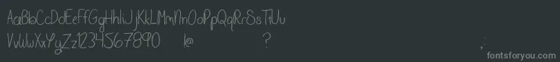 Weitere Informationen zur ScrantonFancy-Schriftart ScrantonFancy-Schriftart – Graue Schriften auf schwarzem Hintergrund