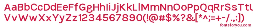 TikusputihSemibold Font – Red Fonts