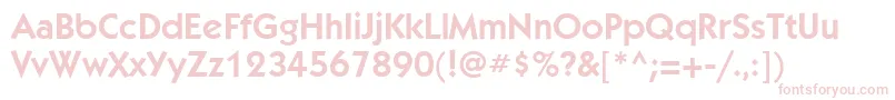 Kbl65C Font – Pink Fonts on White Background