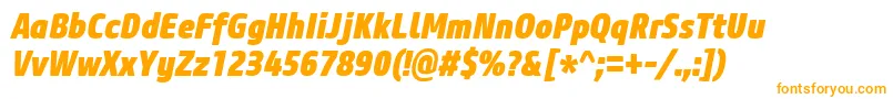 CoreSansM87CnHeavyItalic Font – Orange Fonts