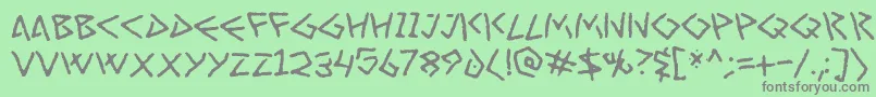 More about ArtGreco Font ArtGreco Font – Gray Fonts on Green Background