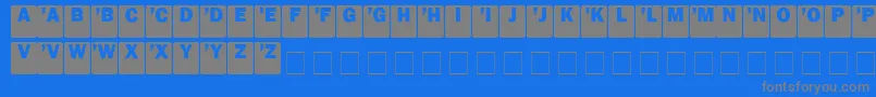 Weitere Informationen zur DcSans-Schriftart DcSans-Schriftart – Graue Schriften auf blauem Hintergrund