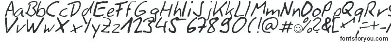 Шрифт Siggihand – шрифты для VK