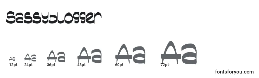 Sassyblogger Font Sizes