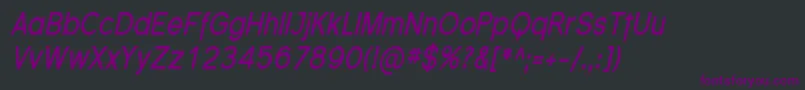 Florsn11 Font – Purple Fonts on Black Background